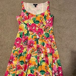 Chaps Floral Dress